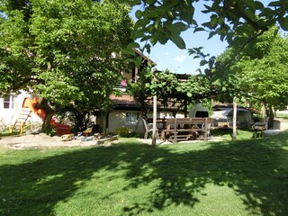 barbeque in the garden