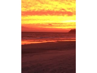 Sonnenaufgang  Strand Baabe