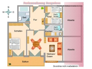 Vakantieappartement Obermaiselstein Grondplan 16
