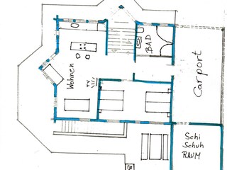 Chalet Zell am Ziller Pianta del piano 22