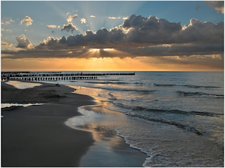 Sonnenuntergänge am Strand