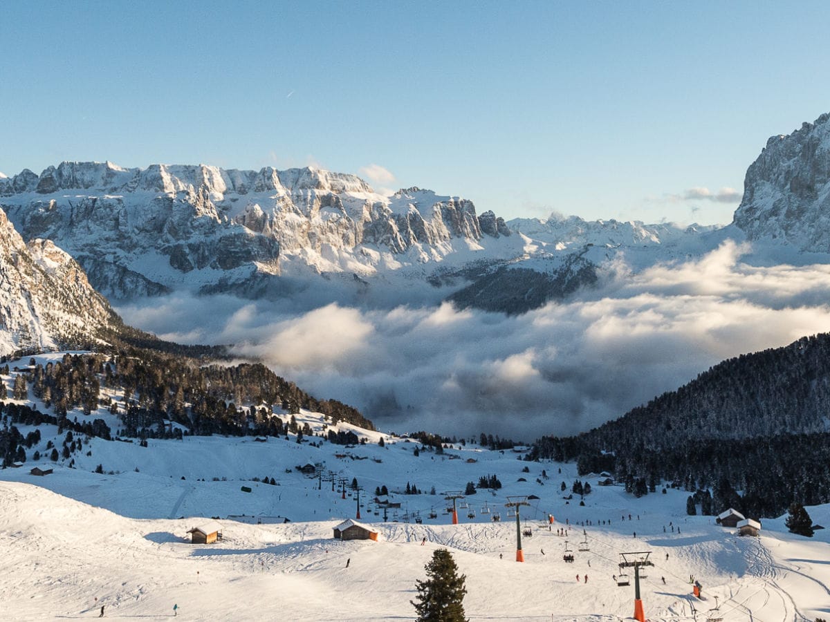 Skifahren im Dolomiti-Superski