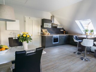 Kitchen with dining area