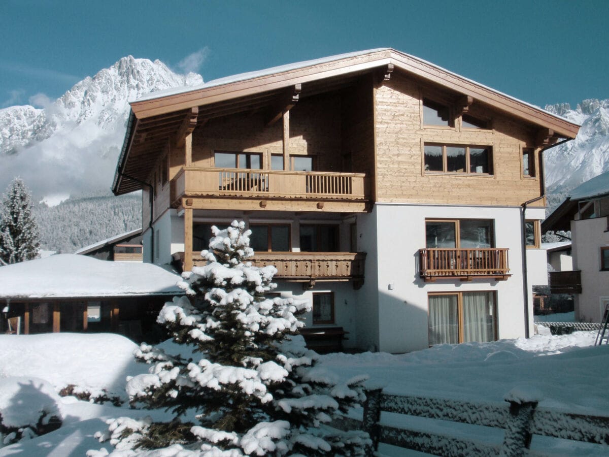 Exterior view apartments Tirol Winter