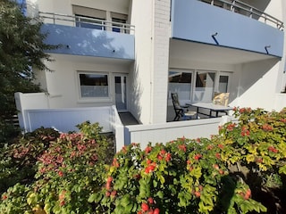 Terrasse Ferienwohnung Zerlett