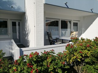 Terrasse Ferienwohnung Zerlett