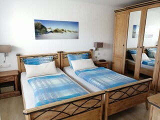 Schlafzimmer Ferienwohnung Zerlett