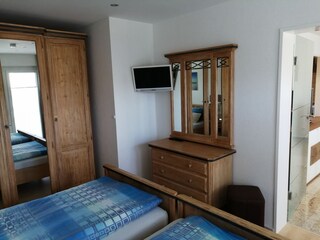 Schlafzimmer Ferienwohnung Zerlett