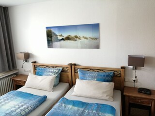 Schlafzimmer Ferienwohnung Zerlett