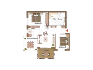 Ferienwohnung Großenbrode Grundriss 20