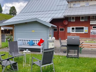 Vakantieappartement Hirschegg im Kleinwalsertal Buitenaudio-opname 9