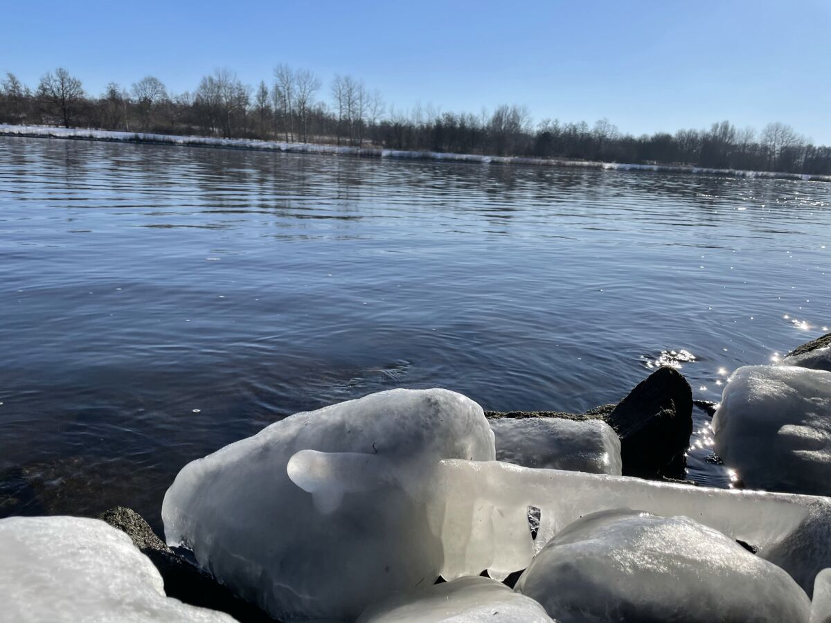 Der Kanal im Winter