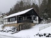 Ferienhaus im Winter