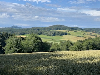 Blick zum großen Grubenhauk