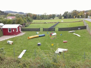 Gelände der Hundeschule Hilders