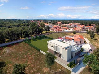 View on the sea and green surroundings