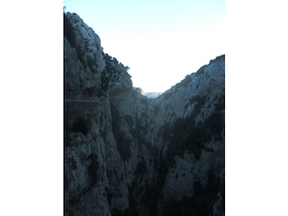 Durch die Schlucht von Galamus