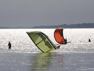 Kitsurfer im Salzhaff