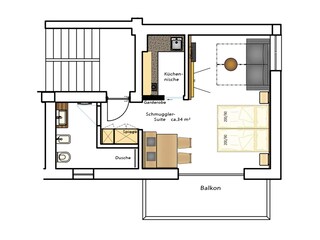 Vakantieappartement Moos in Passeier Grondplan 26