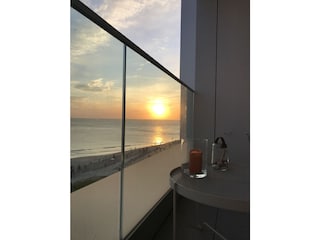 Balkon / Sonnenuntergang