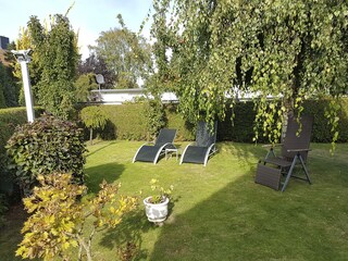 Garten mit Teich - ideal zum Entspannen