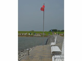 Mittelsteg in der Lagune