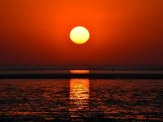 Sonnenuntergang an der Lagune