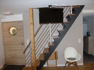 Wohnbereich mit Treppe
