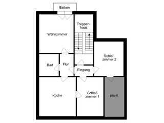 Floor plan holiday apartment "El Fries"