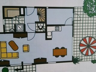 Vakantiehuis Scharendijke Grondplan 42