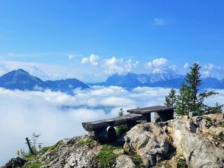 Taubensee, Hiking in the mountains