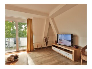 Blick auf den Balkon