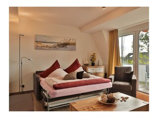 eine Schlafgelegenheit für 2 Erwachsene