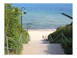 Treppe zum Strand