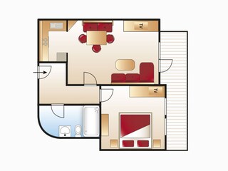 Appartamento per vacanze Obermaiselstein Pianta del piano 6