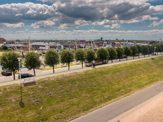 Blick vom Balkon