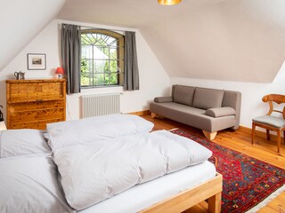 Bedroom first floor + sofa bed