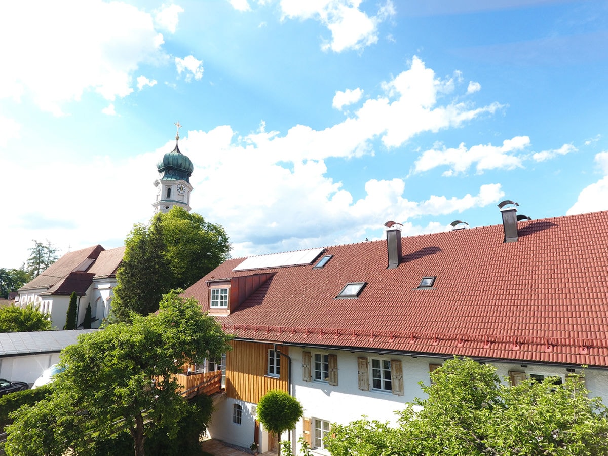 Blick zur Kirche