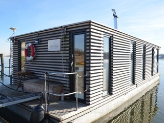 Huisboot Lübeck-Schlutup Buitenaudio-opname 1