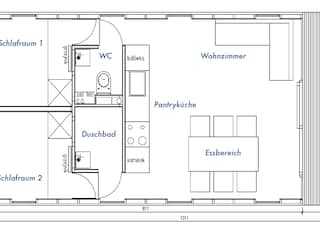 Grundriss ohne Terrasse