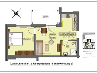 Grundriss Wohnung VC 9