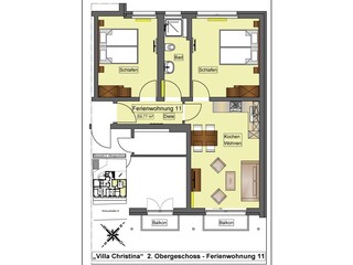 Grundriss Wohnung VC 11