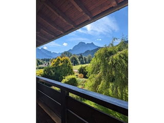 Blick vom Balkon