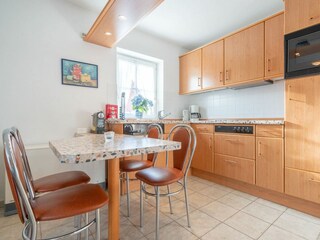 Essbereich und Küche - St Peter Ording Boehl, Haus Kuhsteig 15a, Wohnung 3 "Boye"