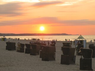 Sonnenaugang am Ostseestrand