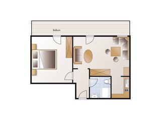 Vakantieappartement Bolsterlang Grondplan 7