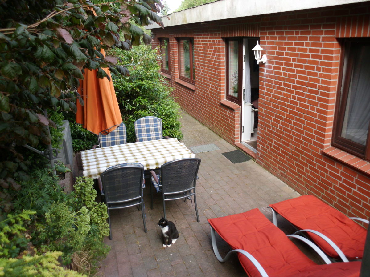 Terrasse vor der Wohnung