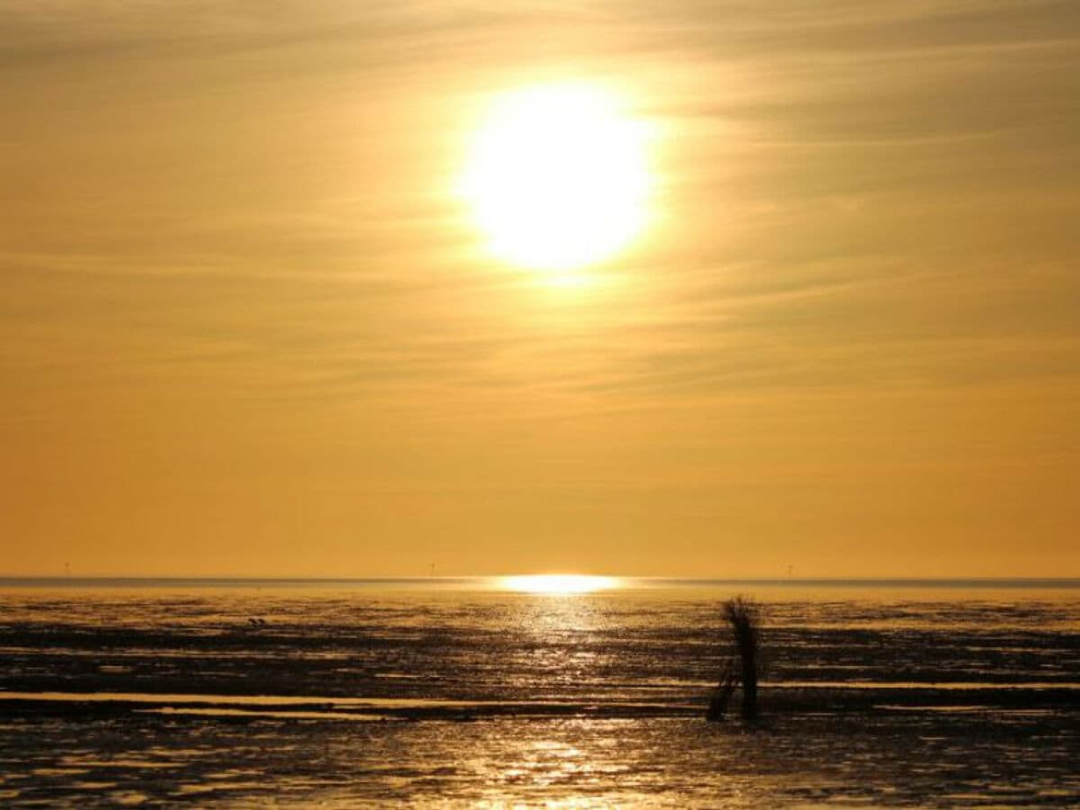 Abendstimmung am Strand von Sahlenburg