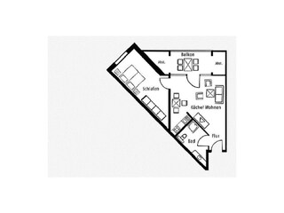 Appartamento per vacanze Binz Pianta del piano 19