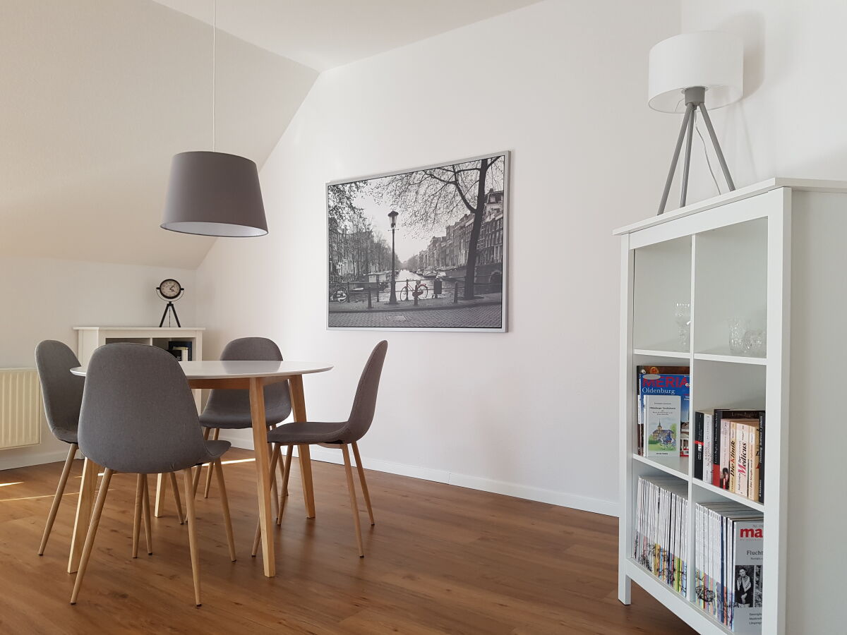 Spacious dining area